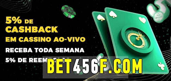 Promoções do cassino ao Vivo bet456 